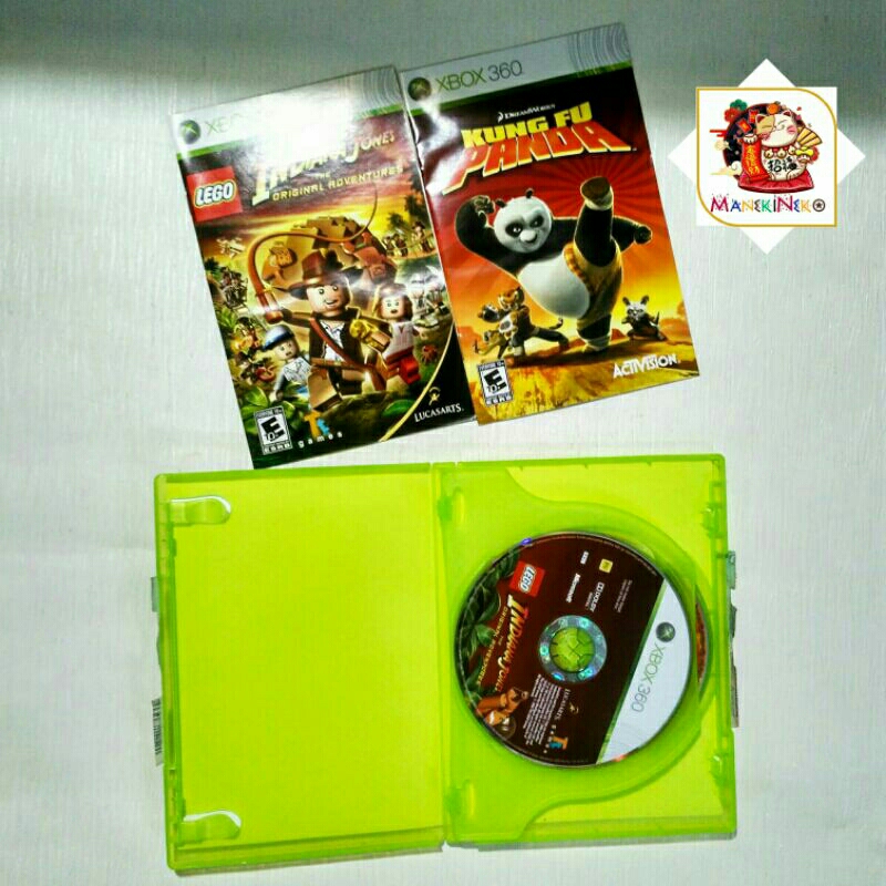 Cd game xbox 360 Kungfu Panda n Indiana Jones