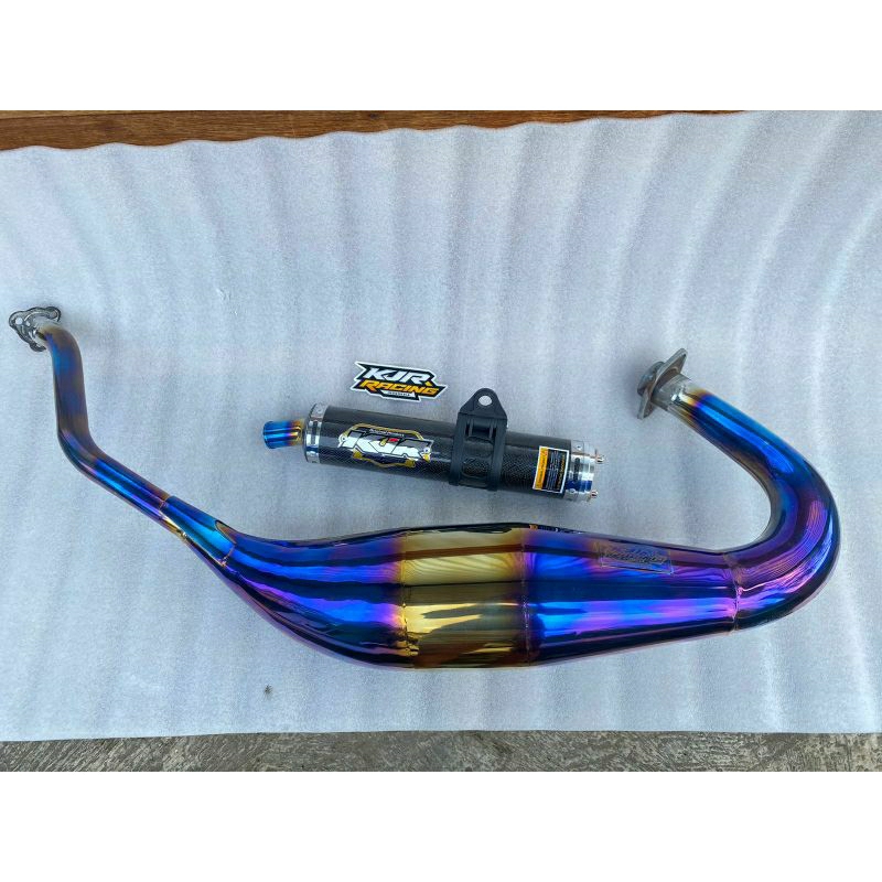 KNALPOT NINJA R/RR/SS SUPER COBRA MODEL BLUEMON KJR RACING INDONESIA
