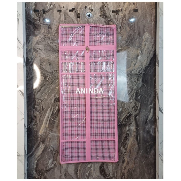 RAK HIJAB JUMBO GANTUNG MOTIF  | RAK JILBAB GANTUNG TERTUTUP ANTI DEBU | RAK HIJAB GANTUNG MINIMALIS