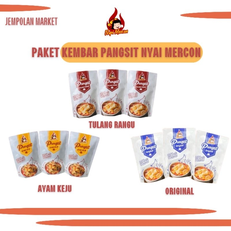 

Paket Pangsit Kembar Viral Nyai Mercon