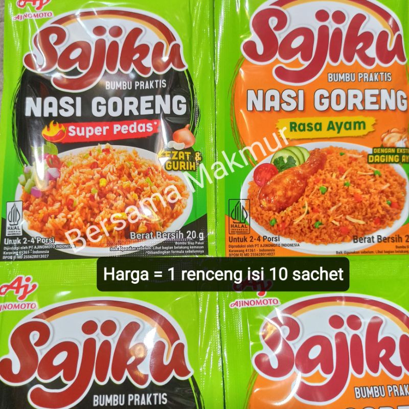 

SAJIKU NASI GORENG 20 gr x 10 bks