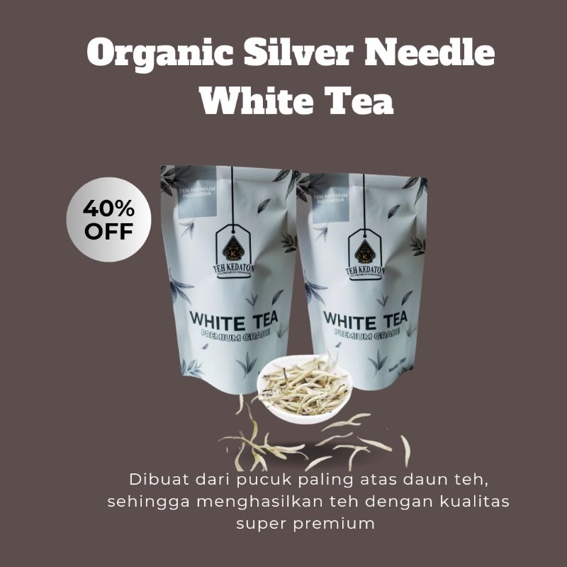 

TEH PUTIH / WHITE TEA PREMIUM GRADE KEMASAN 25 GRAM