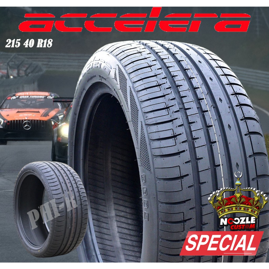 Ban Mobil Accelera 215 40 R18 Type PHI-R Ban Luar Lokal Berkualitas Tubles