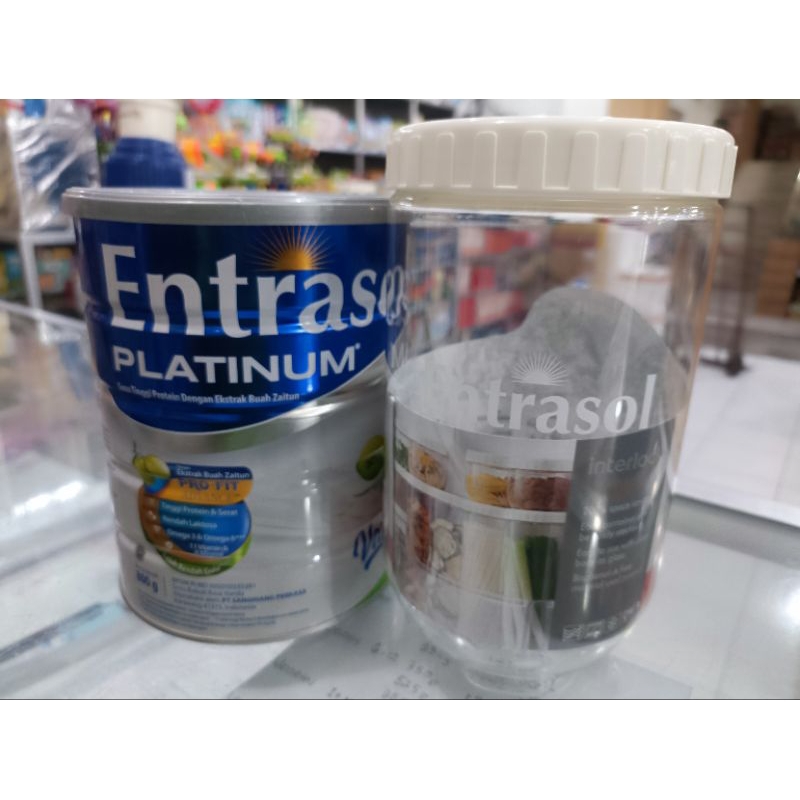 

ENTRASOL PALTINUM VANILA 800gr free lock and lock