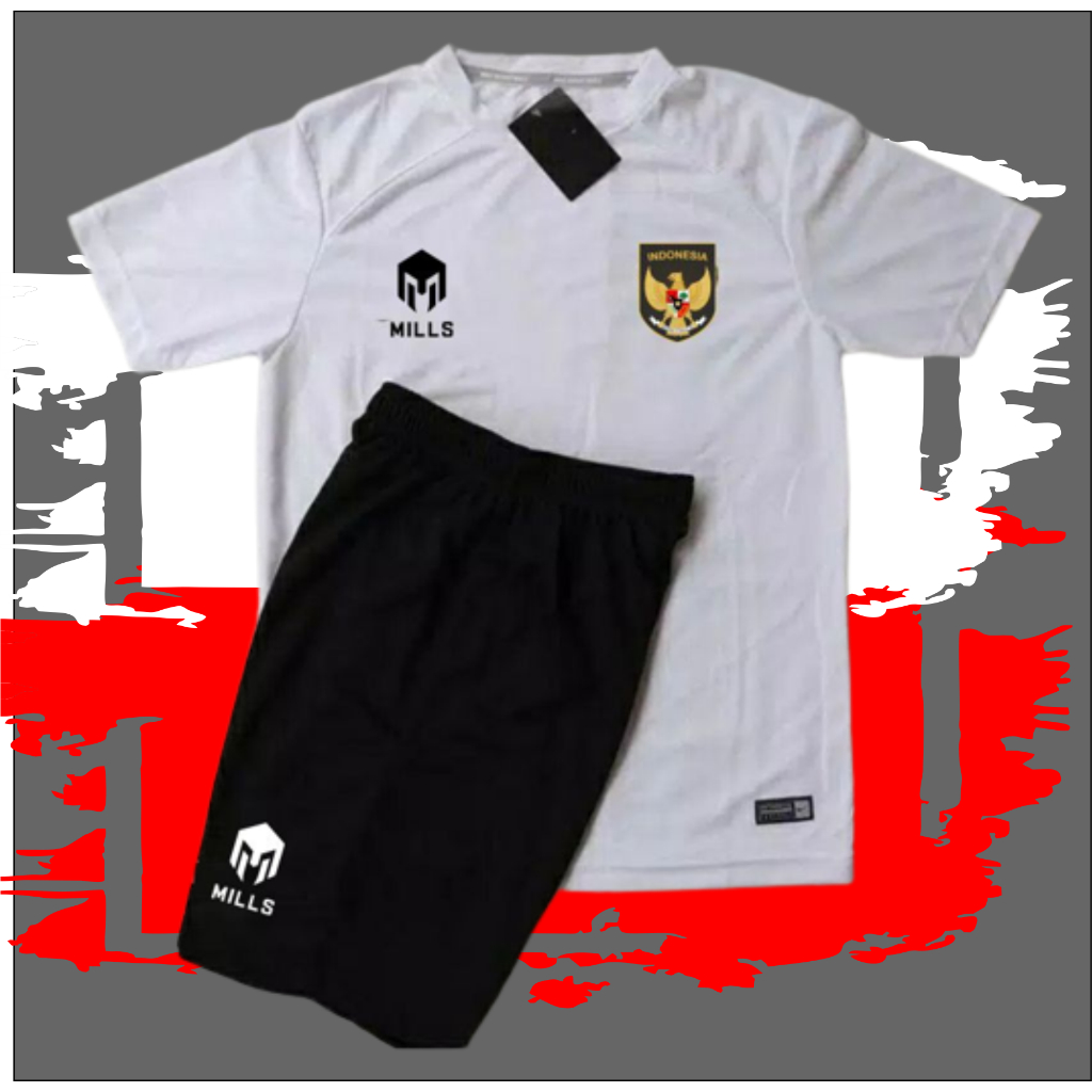 jersey timnas putih merah biru hitam