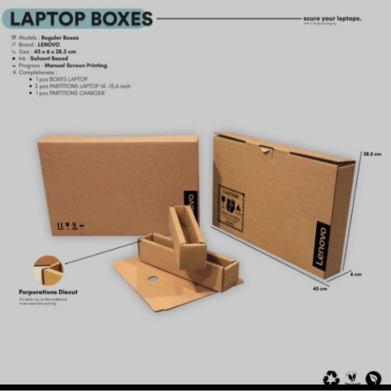 dus kardus box laptop notebook 14 15.6 inch Acer Asus dell hp Lenovo