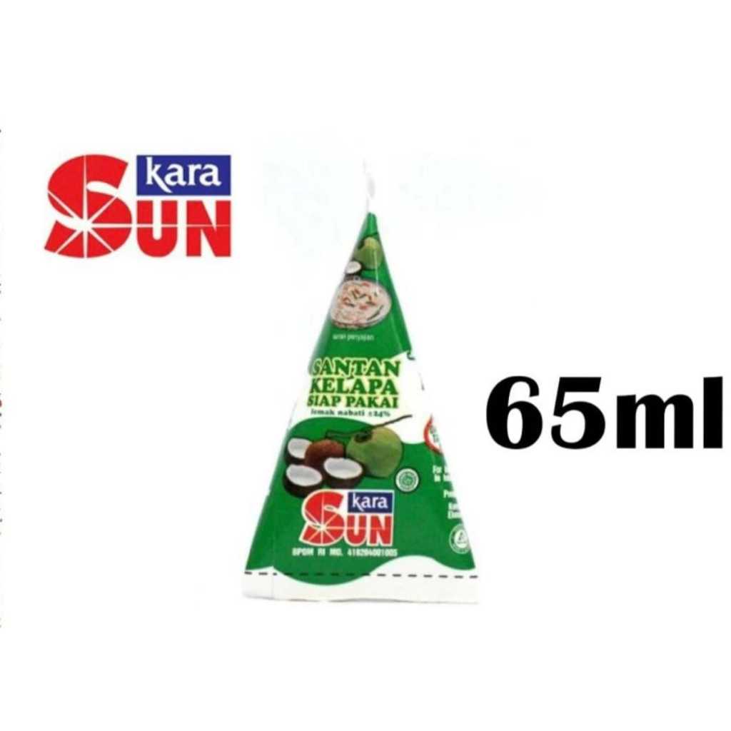 

SUN KARA SANTAN KELAPA SIAP PAKAI/INSTAN COCONUT MILK 65ML