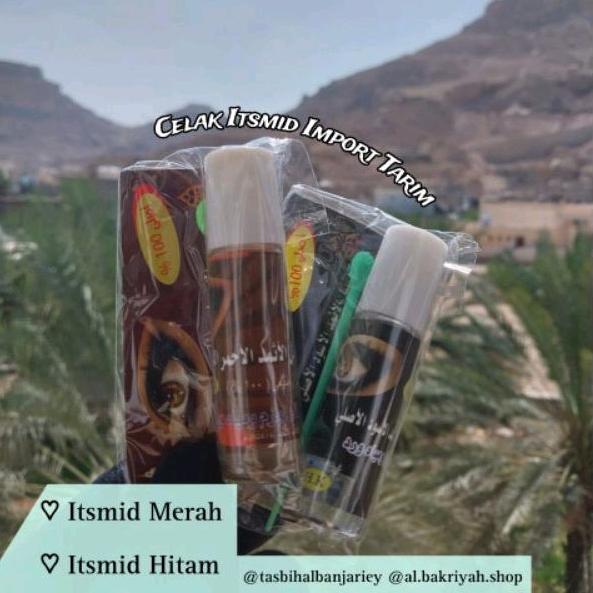 READY celak Itsmid Merah dan Hitam/ismid/import Tarim