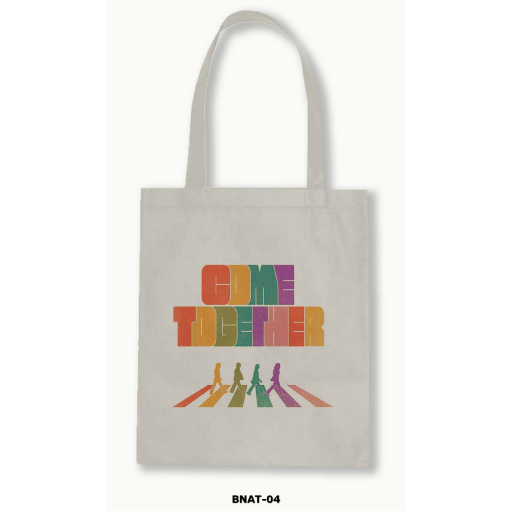 TOTE BAG RESLETING - THE BEATLES NOW AND THEN