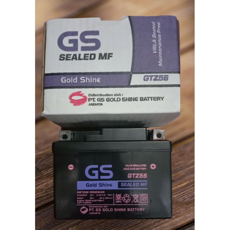 MURAH AKI KERING GS AKI BEAT KARISMA VIXION MIO SOUL GS GTZ-5S MF 3.5 A 12v MERK GS