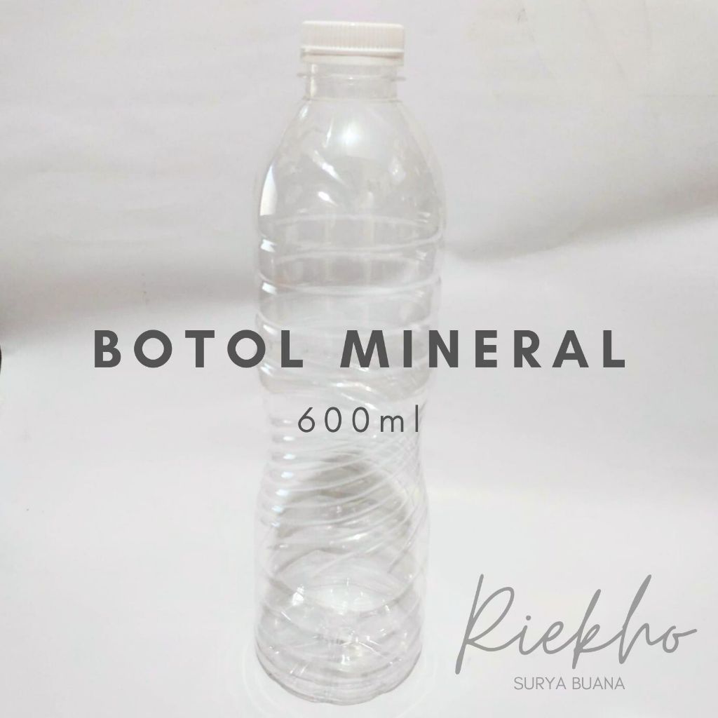 Botol Plastik Mineral AMDK 600 ML SN isi 100 pcs Botol PET