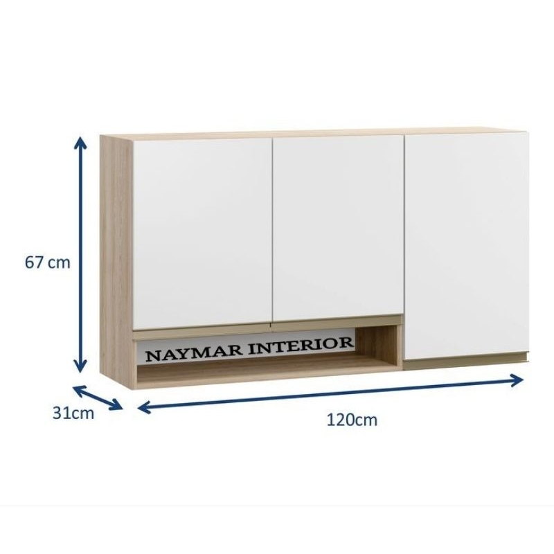 LEMARI DAPUR RAK GANTUNG TEMPAT PENYIMPANAN