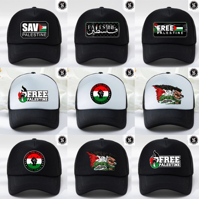 Topi Palestina / Topi trucker Palestina / Topi Palestina Dewasa