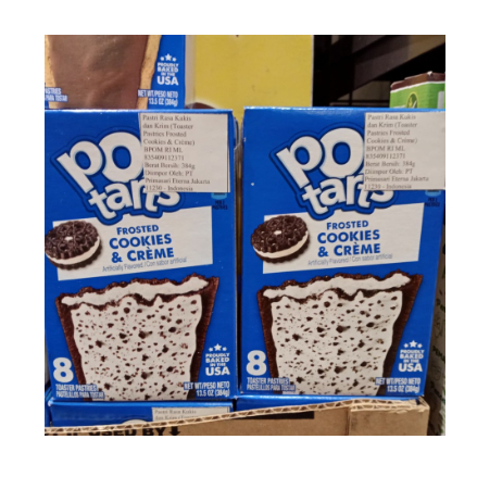 

Kellogg's Poptarts Frosted Cookies & Cream 13,5 Oz