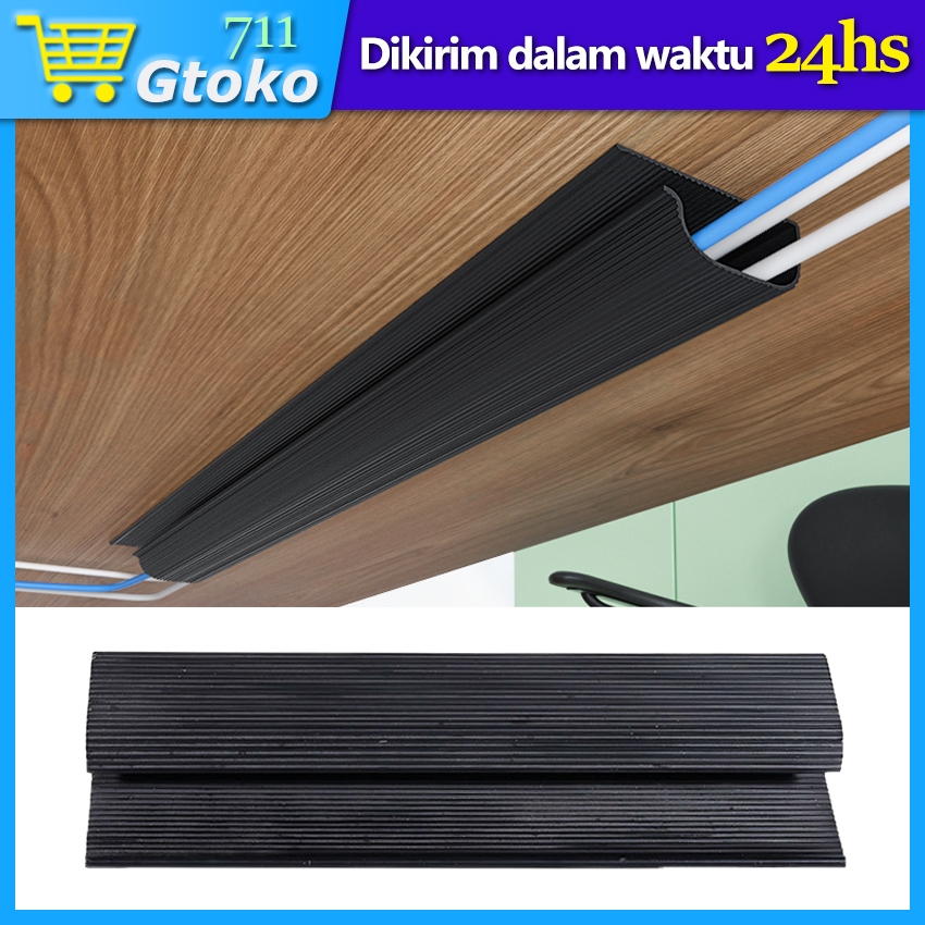 Penutup Kabel Lantai Plastik Cable Organizer Pelindung Kabel Protector