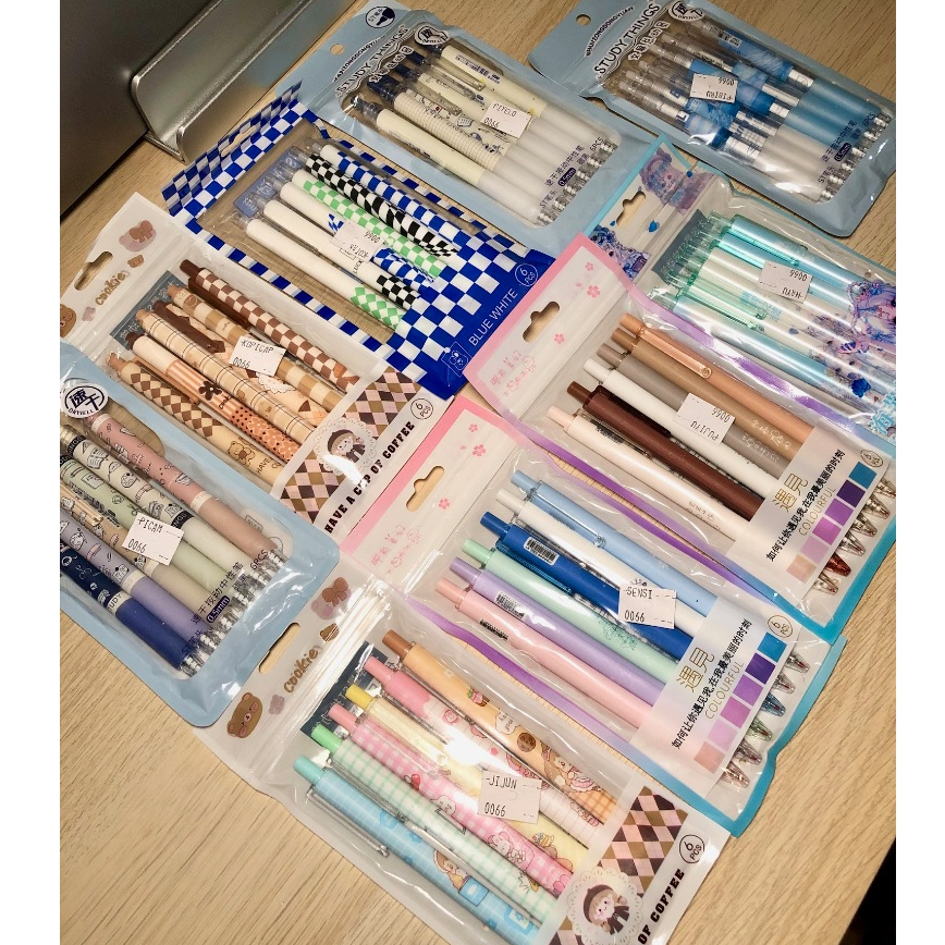 

6 Pcs Pena Pulpen Cetek Set OSM-ST0066