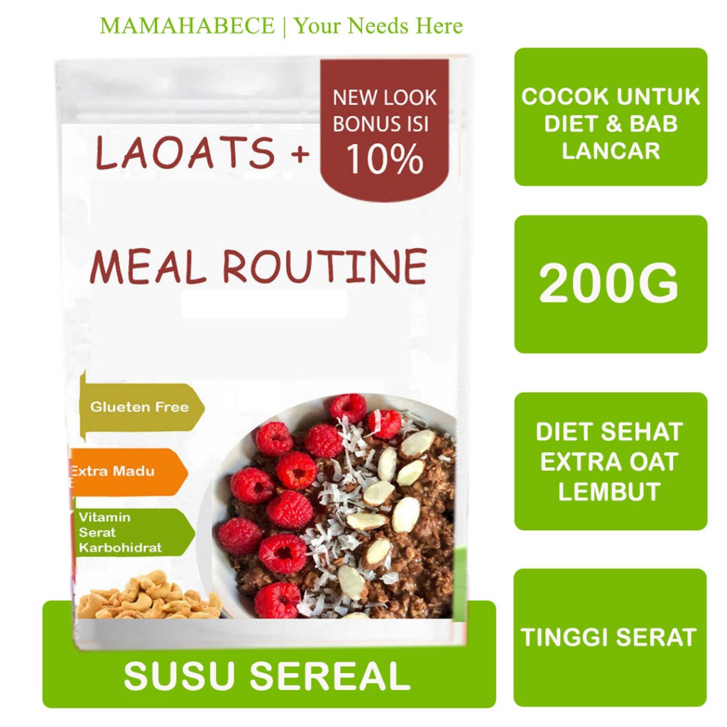 

Snack Diet Rendah Kalori Meal Replacememt Pelangsing Diet Penurun Berat Badan Cemilan Sehat Untuk Diet Laoats (200G)