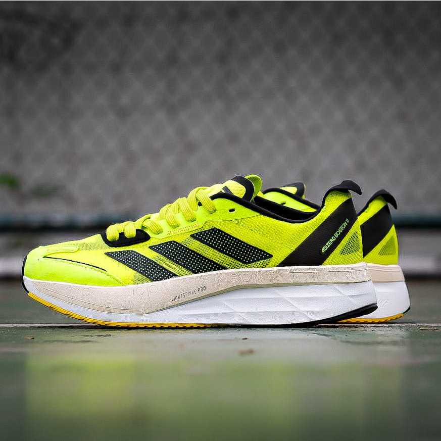 SNEAKERS MURAH ADIZERO BOSTON 11 SOLAR YELLOW BLACK