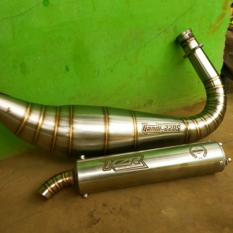 knalpot RX king series special yt kolong kobra telo original KZR Racing Project model SMR BKJ racing