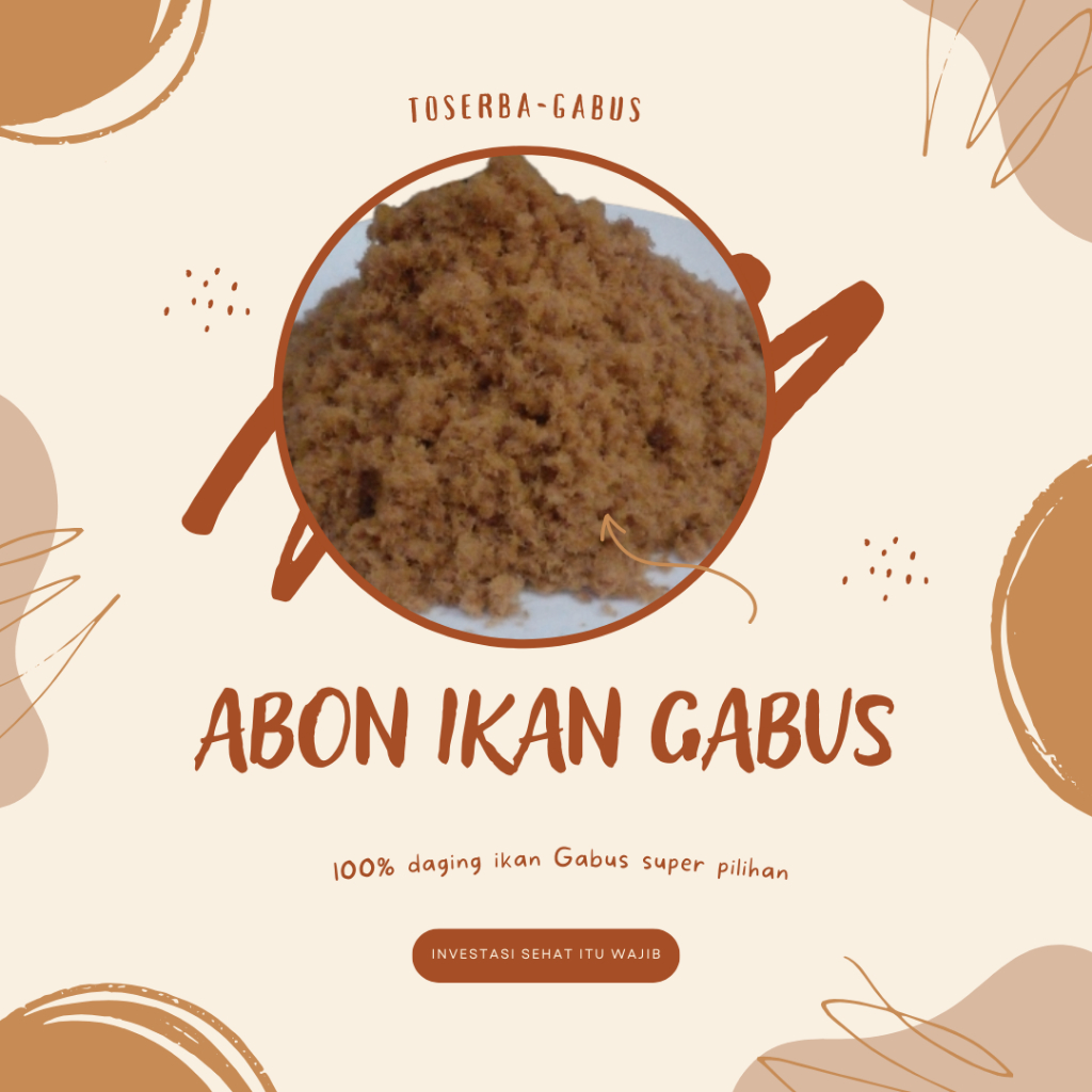 

Abon ikan kutuk/ikan gabus/ikan aruna tinggi protein tinggi albumin 100g