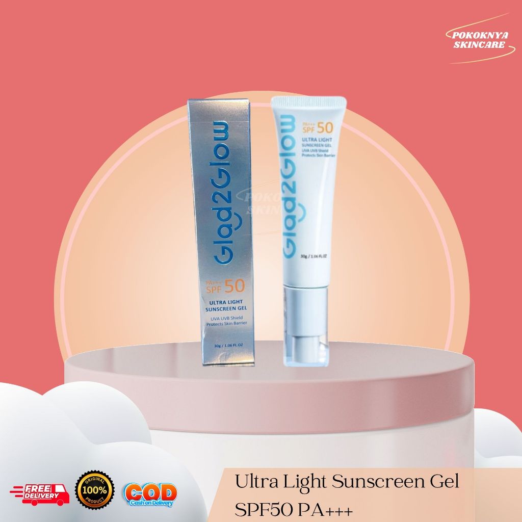 Glad2Glow Light Sunscreen Gel UV SPF50 PA+++ 30g
