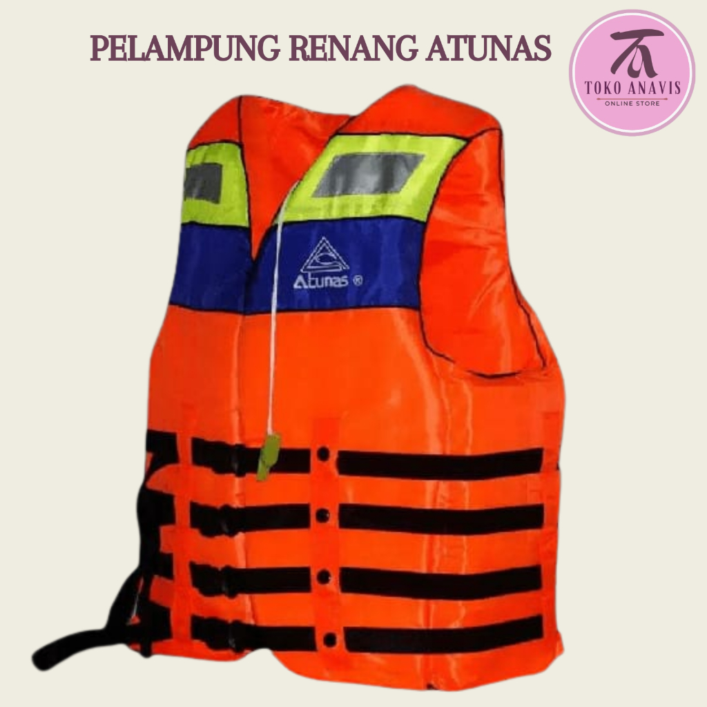 JAKET ROMPI PELAMPUNG RENANG DEWASA ATUNAS BAJU PELAMPUNG RENANG OUTDOOR