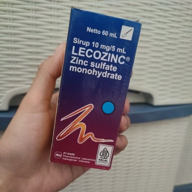 Lecozinc zinc 60ml DROP 15ml dan SIRUP 60ML bayi anak