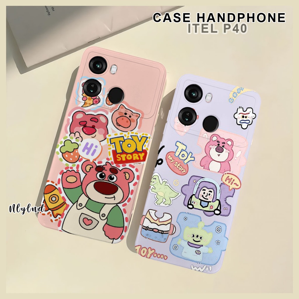 Case Hp Itel P40 2023 Itel A60 A60S Vision 1 Pro 1 Plus Vision 1 / Casing Pelindung Camera Motif Lot