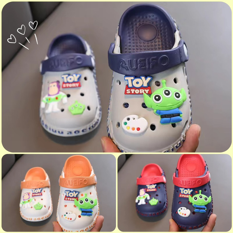 Sandal Anak Import Toy Story Jibbitz Eva Material