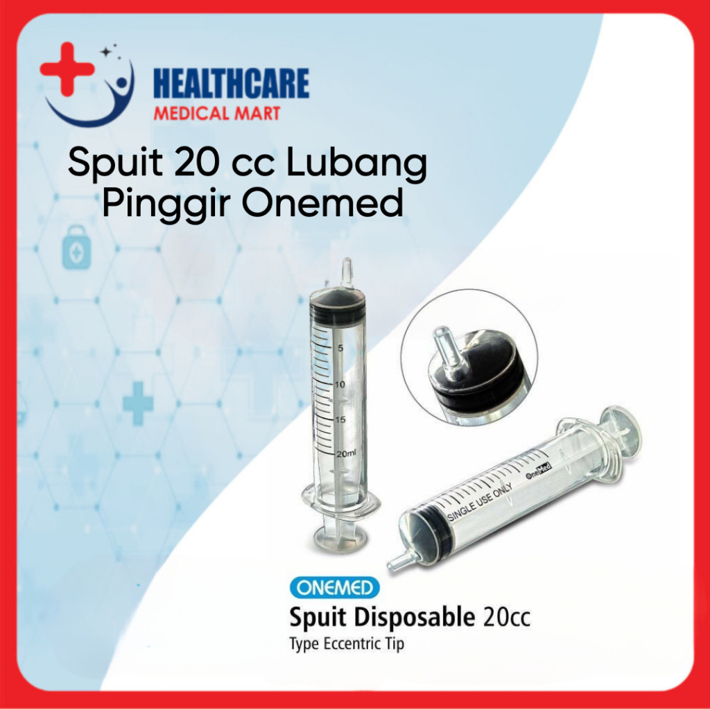 spuit 20 cc onemed, syringe onemed 20 cc harga satuan