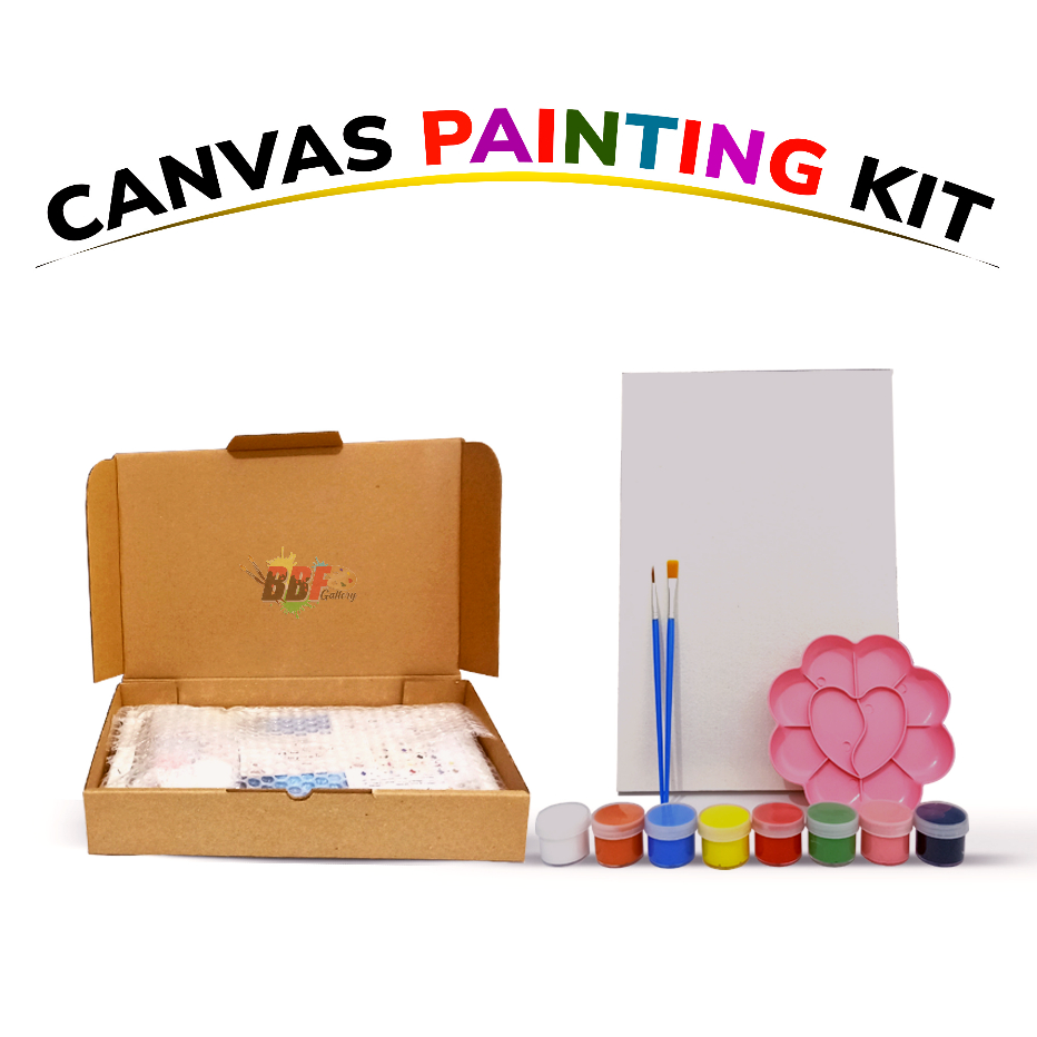 

Paling Popular Paket Lukis Kanvas 20x20 cm 20x30 cm Lengkap Peralatan Perlengkapan Melukis Anak Cat Air Akrilik Palet Kuas Set Canvas Painting Kit DIY hampers kado siap pakai ➞✸✿