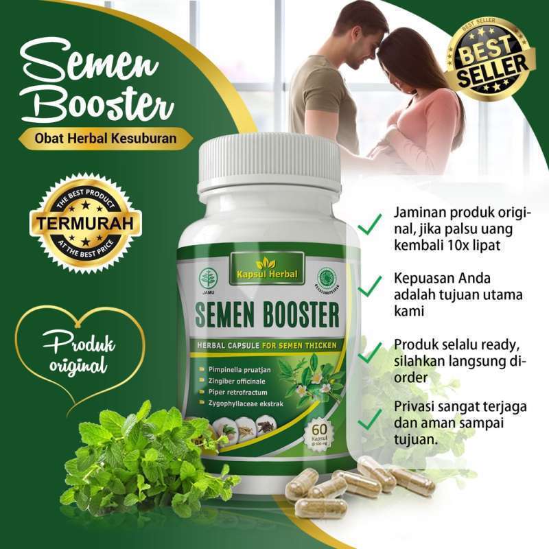 Semen Booster Original Penyubur Dan Pengental Seperma Pria