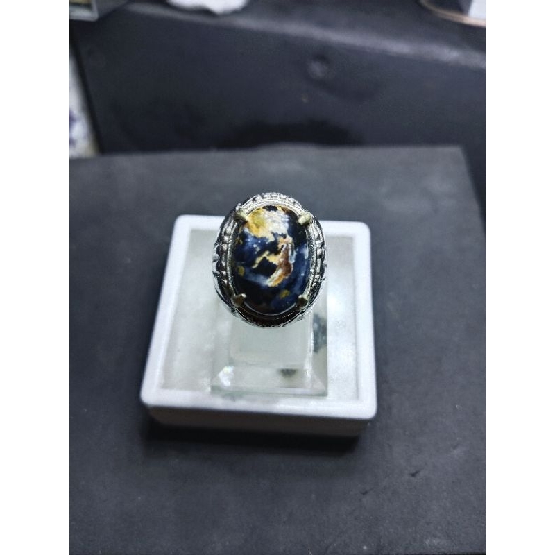 Batu akik blue oval