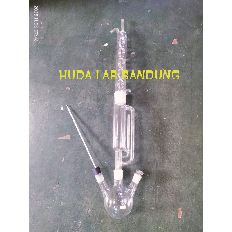 soxhlet 500ml dg labu leher 3 pyrex.