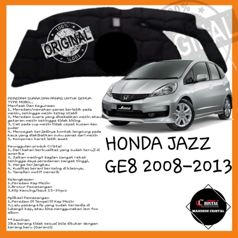 Peredam Kap Mesin Mobil Honda Jazz Ge8 2008-2013