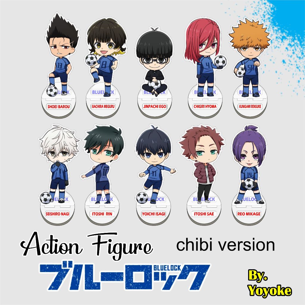 Standee Akrilik Blue Lock Chibi