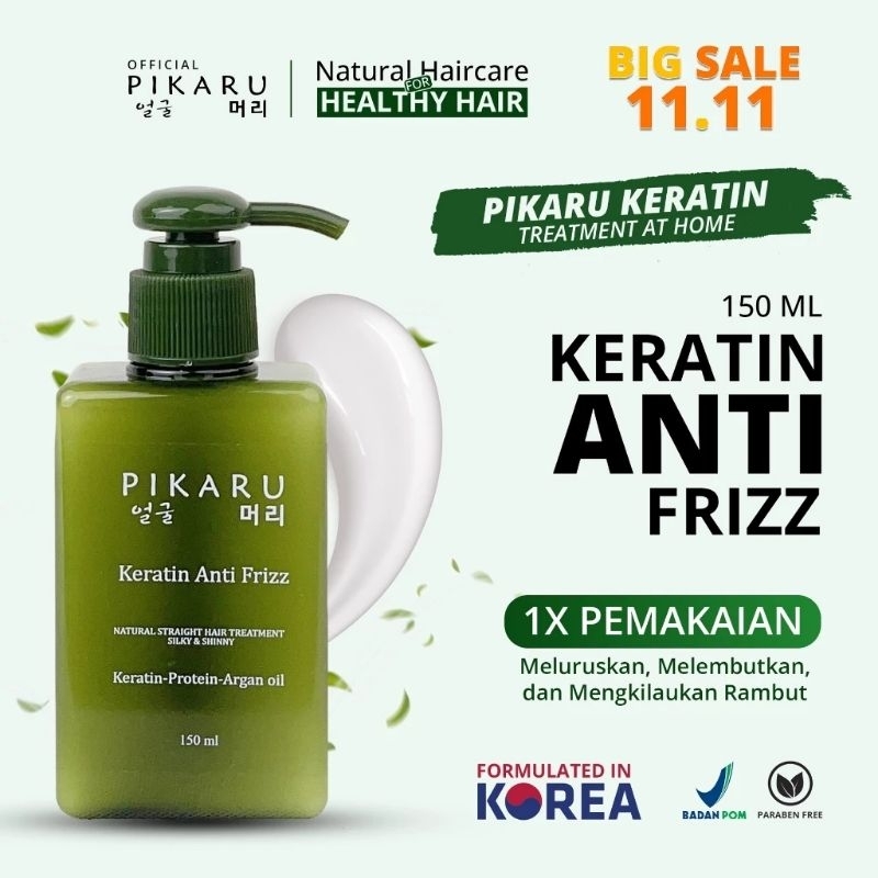 Pikaru Treatment Keratin Pelurus Rambut