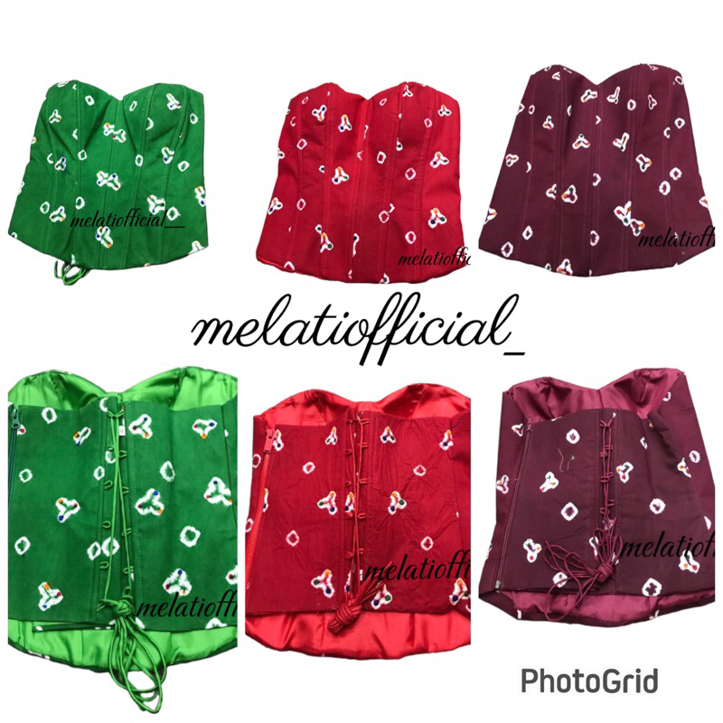 kamisol jumputan / kemben jumputan / kemben