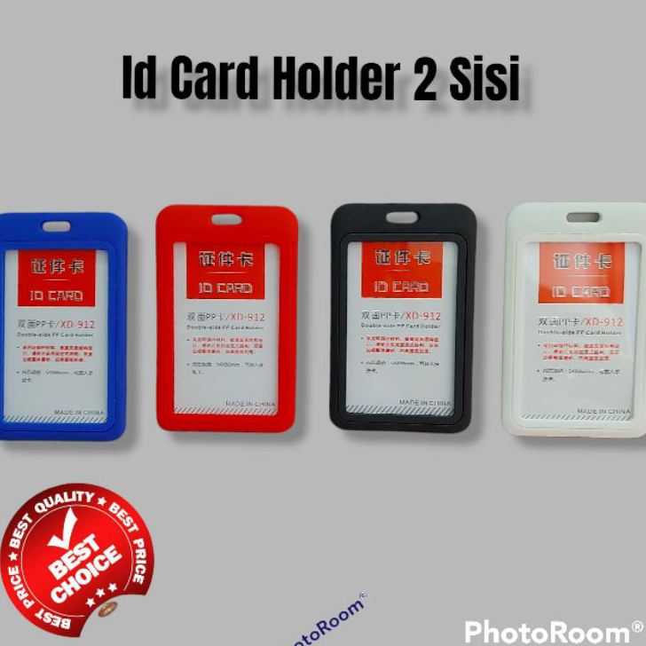 

Harga Murah Id Card Holder Xd-912 (10pc) Tempat Id Card 2 Sisi-Doff Exculusive Termurah Frame Name Tag Casing Id Card Holder