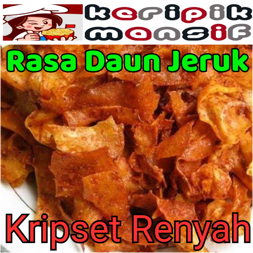 

Keripik Setan Kripset Keripik Singkong Rasa Daun Jeruk 500gr