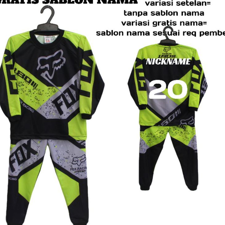 Best Produk Setelan baju balap Honda /baju kaos balap motor cross /setelan baju team honda Ready Sto