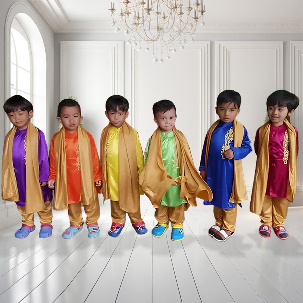 Baju Anak India, Costum India Murah, Baju Kurta, Baju Koko Kostum Anak Cowo Cowok Pria Laki-Laki