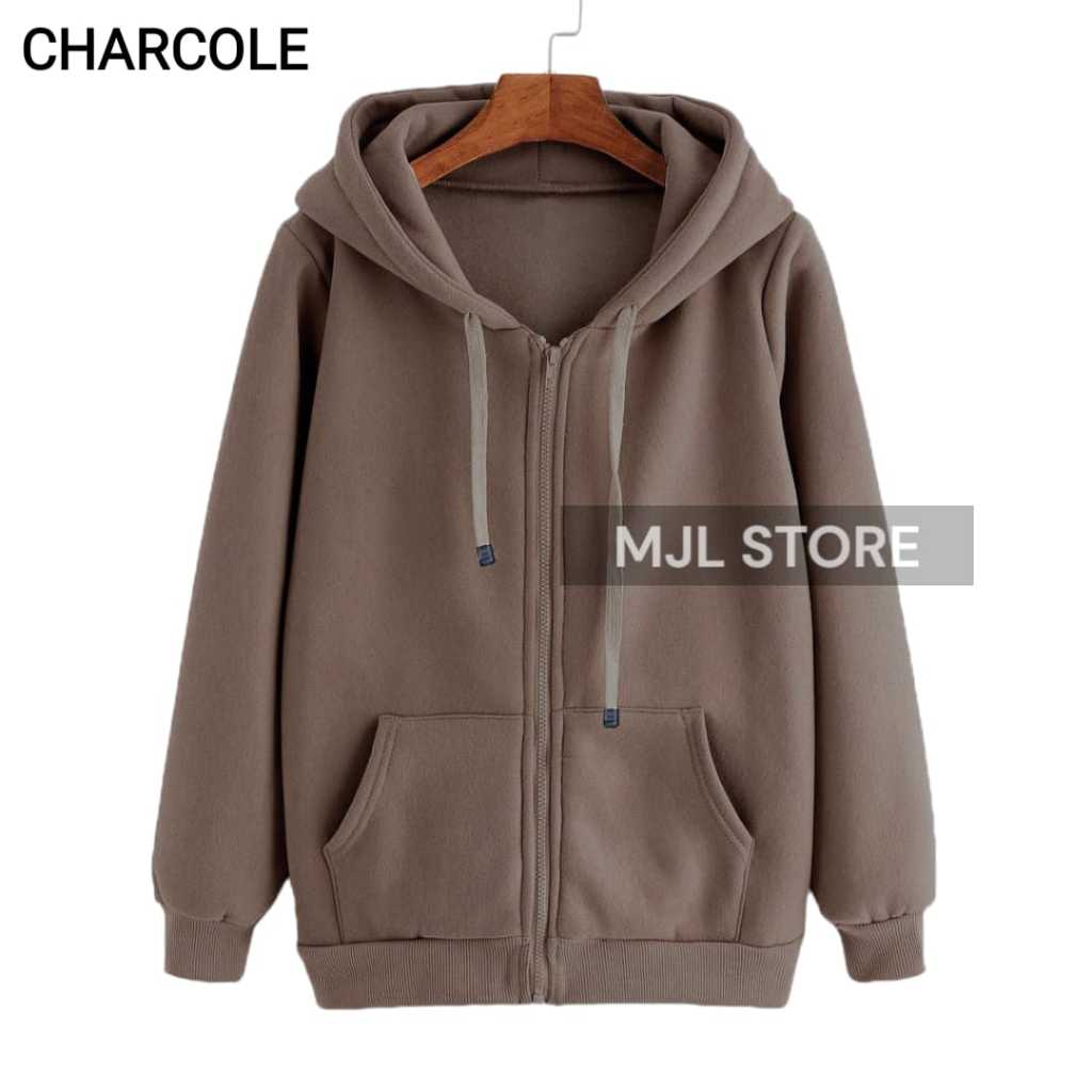 BEST SELLER JAKET ZIPPER HOODIE POLOS SWEATER RESLETING M,L,XL,XXL PRIA WANITA MINT