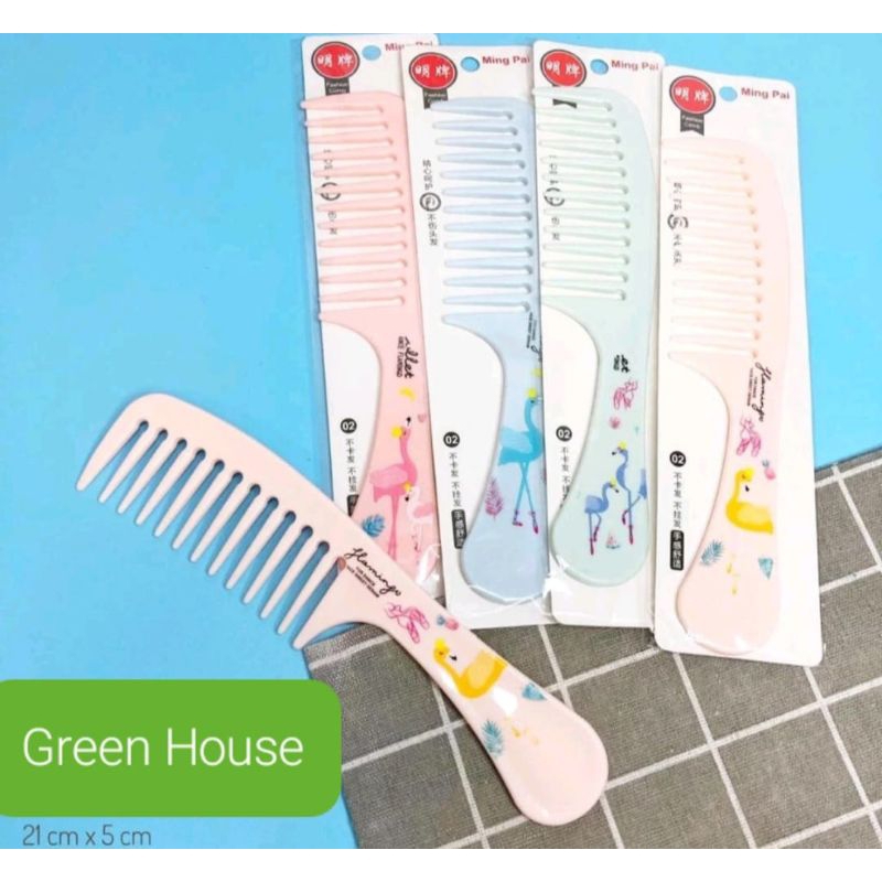 Sisir Sansan 002 Sisir Rambut Renggang | Sisir Renggang | Sisir Rengang  Sisir Besar