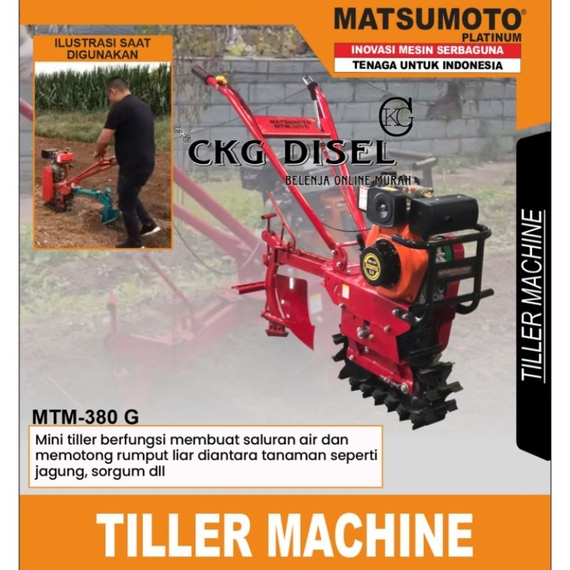 Mesin Traktor Dangir Jagung Multifungsi MATSUMOTO MTM 380G MTM 380 G