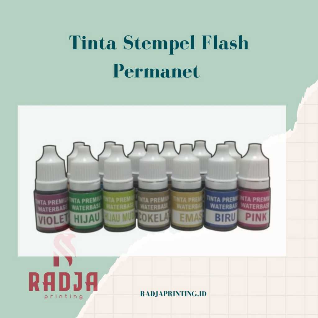 

Tinta Stempel Fast Print Flash 10 ML Permanent