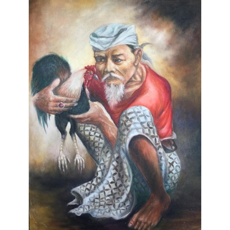 Lukisan Kakek Jago Merah