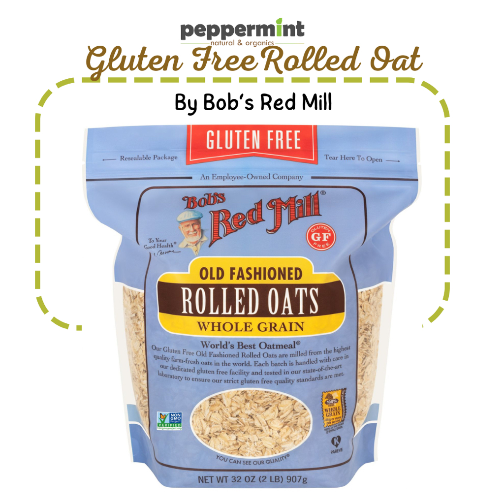 

Bob's Red Mill Gluten Free Old Fashioned Rolled Oats (32oz/907gram)