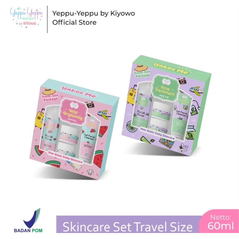 ❤️ Hayyu Beauty ❤️  SKINCARE YEPPU YEPPU ACNE TREATMENT SET  BY KIYOWO