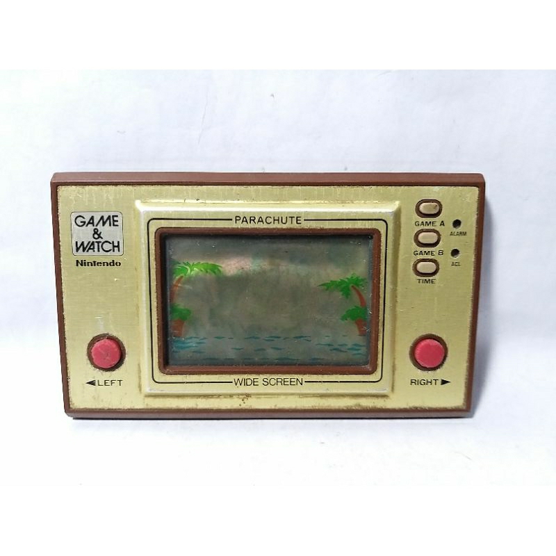 Game Watch Gimbot Gamebot Bot Nintendo Parachute Parasut 1981 Games Rare Jadul Vintage Classic Lawas
